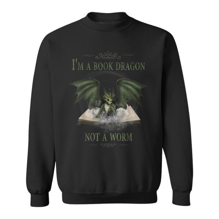 I'm A Dragon Not A Worm Book Sweatshirt