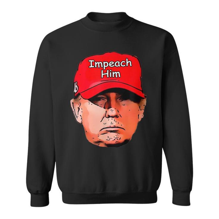 Impeach Trumptupid レッドキャップ ジョーク 民主党員 Usa 弾丸 スウェットシャツ