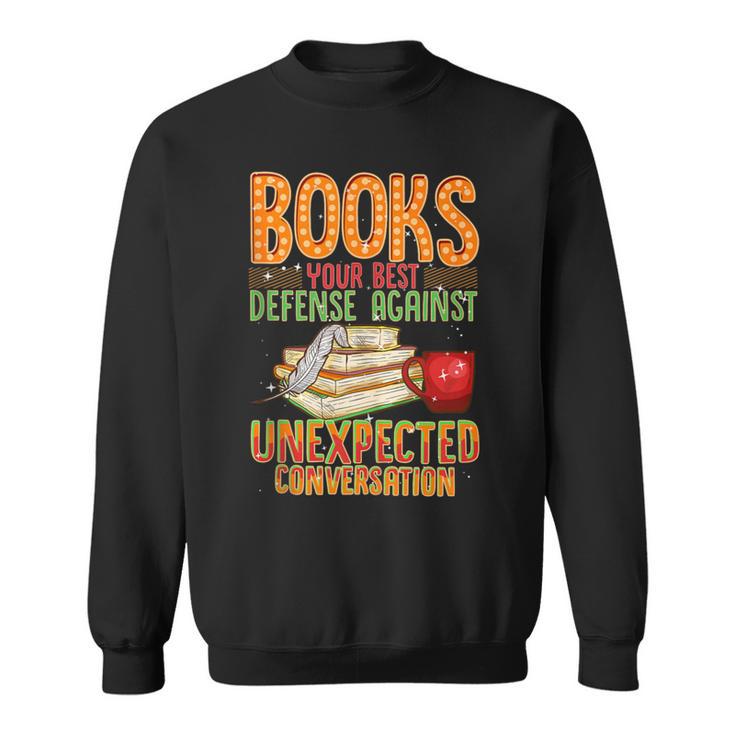 Introverts Book Club Members Readers Books Bibliophiles Sweatshirt
