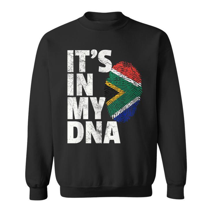 It's In My Dnaouth African Africa Flag T スウェットシャツ