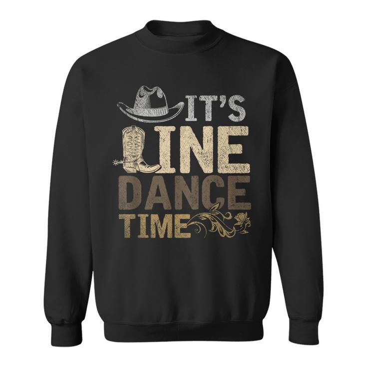 Its Line Dance Time ギフトアイデア ホースダンスライン スウェットシャツ