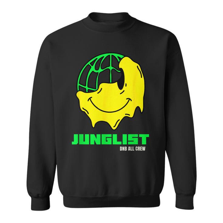 Junglist ドラムとベース Dnb スマイリー スウェットシャツ