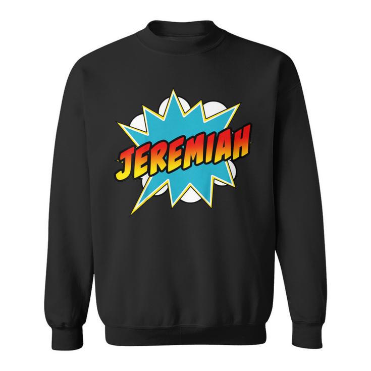 Kids Boys Jeremiah Comic Book Superhero Name Sweatshirt