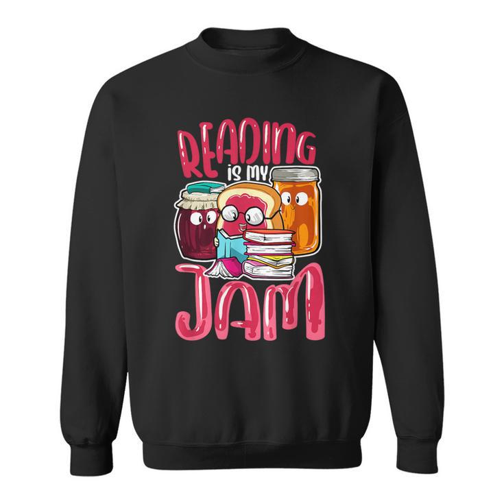 Kids Teacher I Love To Read Books Reading Is My Jam Sweatshirt