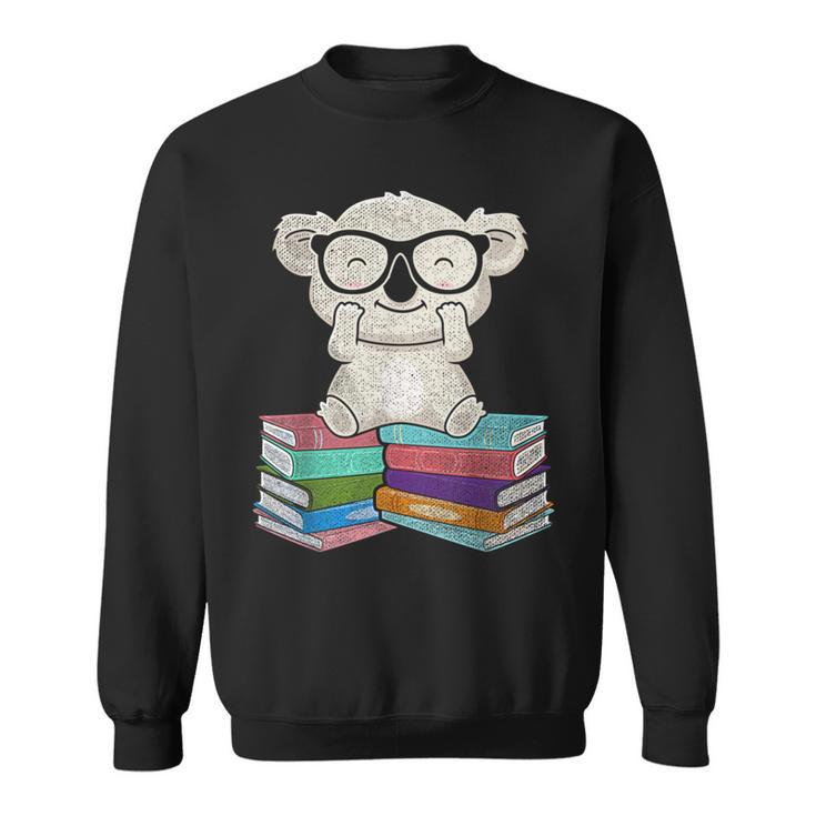 Koala Bear Reading Books Koala Sweatshirt