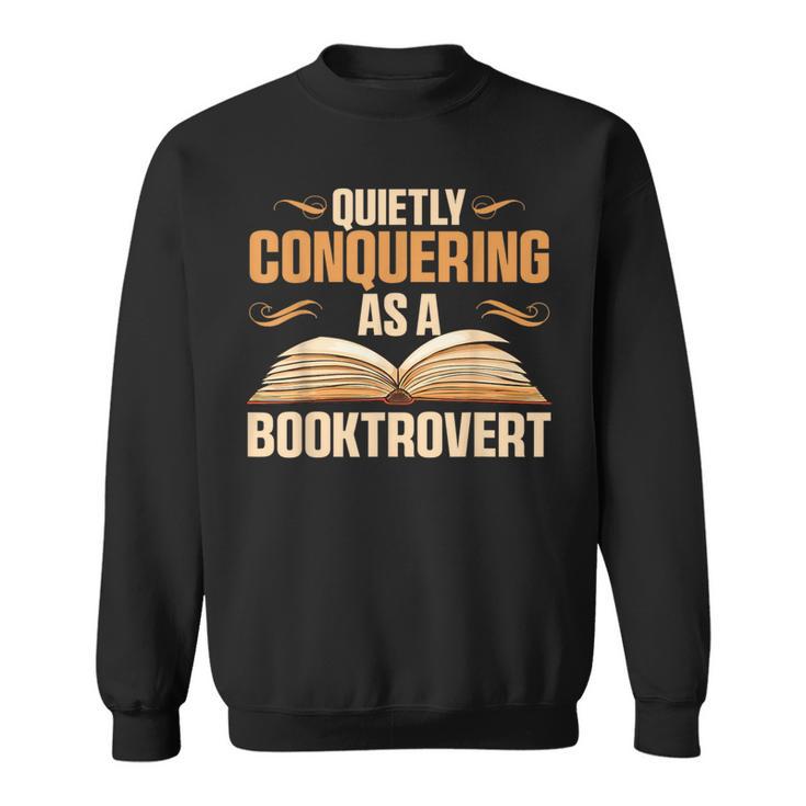 Librarian Book Reader Booktrovert Reading Sweatshirt