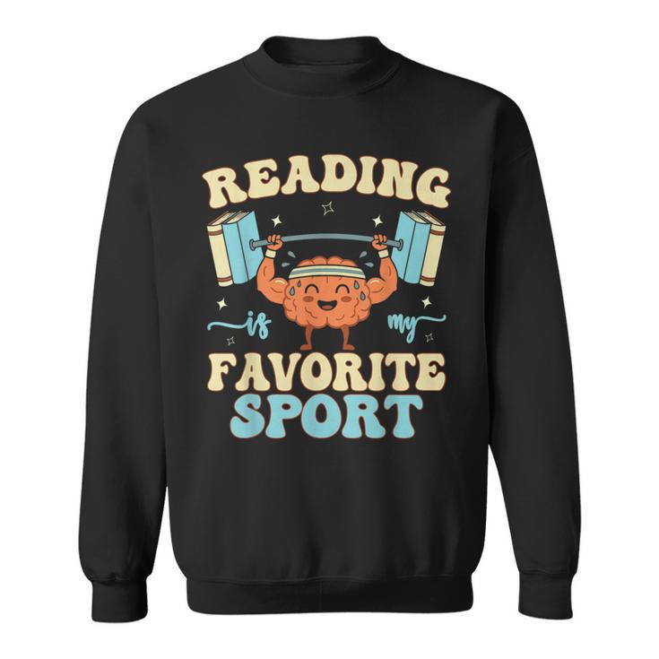 Librarian Reading Is My Favorite Sport Book Lover Sweatshirt