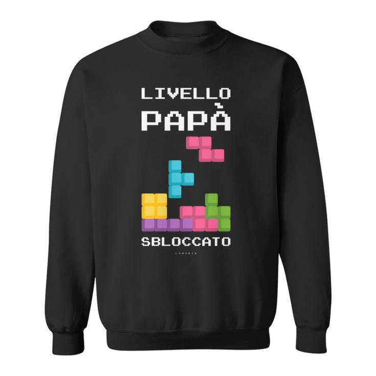 Livello Papàbloccato Maglia Regalo Divertente Neo Papà Maglia A Manica Felpa