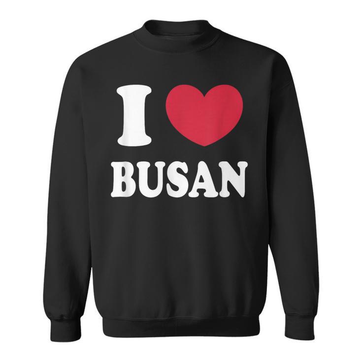 I Love Busan 釜山が大好きです スウェットシャツ