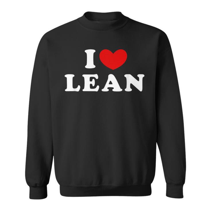 I Love Lean 私は愛する Lean スウェットシャツ