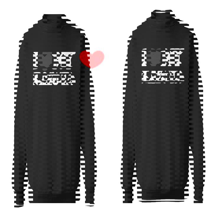 I Love My Kazuya 私はカズヤを愛しています スウェットシャツ