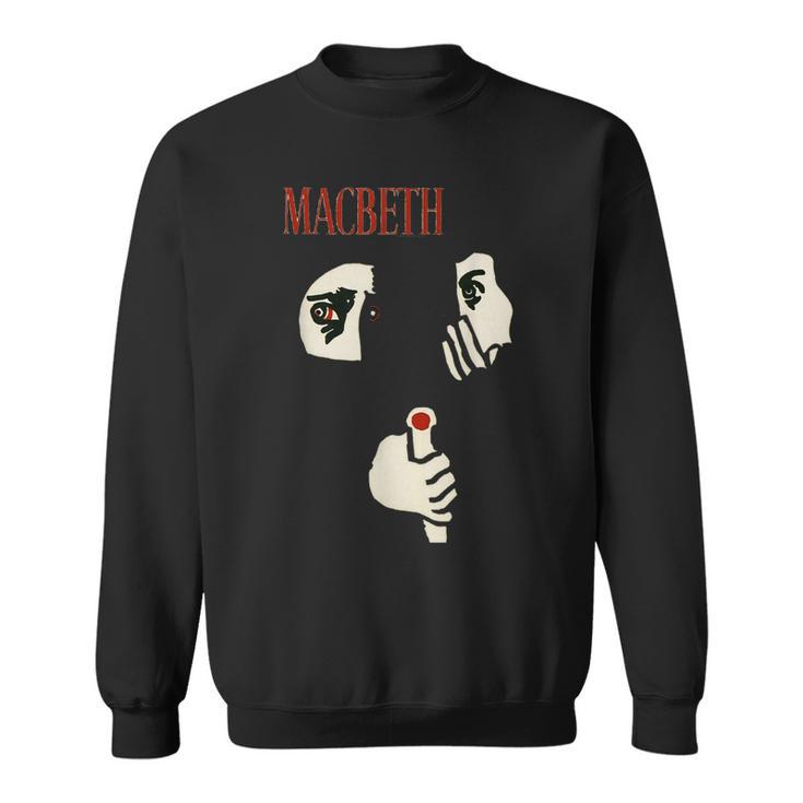 Macbeth William Shakespeare Vintage Book Cover Sweatshirt