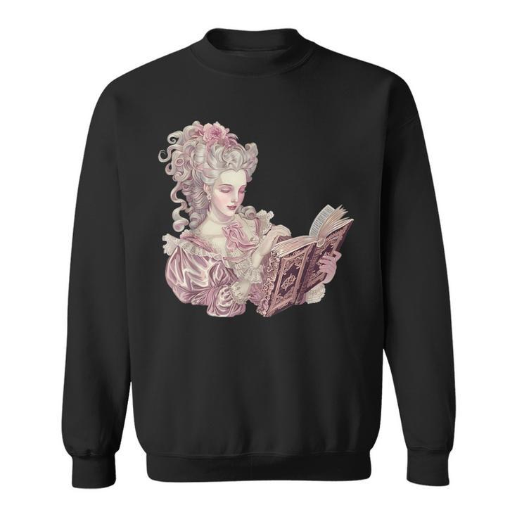 Marie Antoinette Reading A Book Sweatshirt