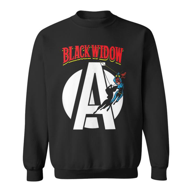 Marvel Avengers Retro Widow Comic Book Sweatshirt
