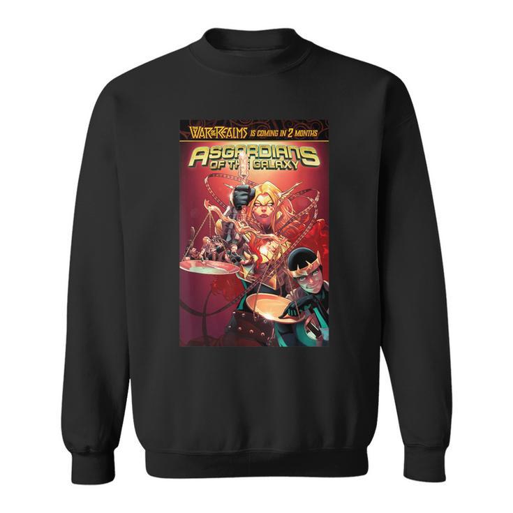 Marvel Comixology Asgardians Of The Galaxy Comic Book Cover Sweatshirt