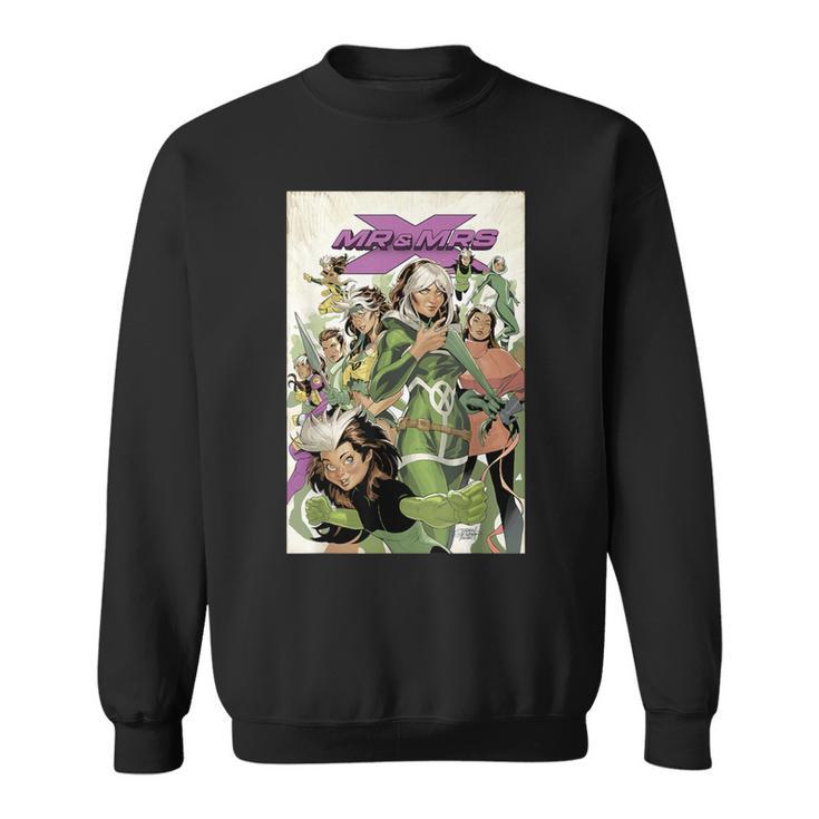 Marvel Comixology Mr & Mrs X Comic Book Cover Sweatshirt