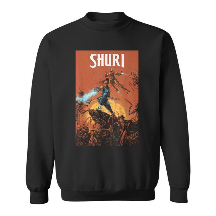 Marvel Comixology Shuri And Iron Man Comic Book Cover Sweatshirt