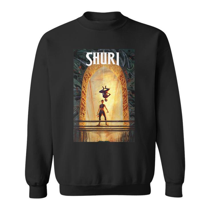 Marvel Comixology Shuri And Spider-Man Comic Book Cover Sweatshirt
