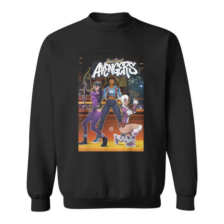 Marvel Comixology West Coast Avengers 8 Comic Book Cover Sweatshirt