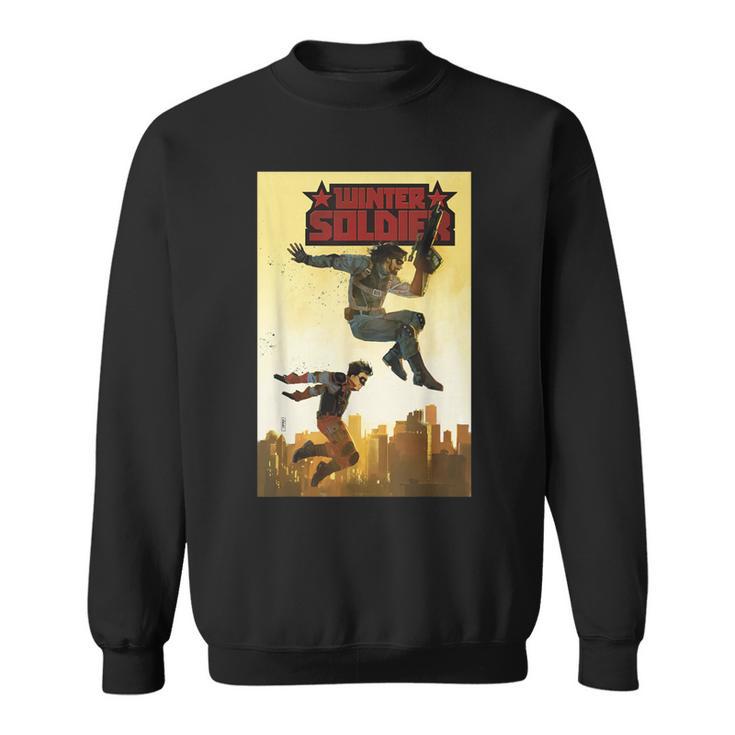 Marvel Comixology Winter Soldier 3 Of 5 Comic Book Cover Sweatshirt