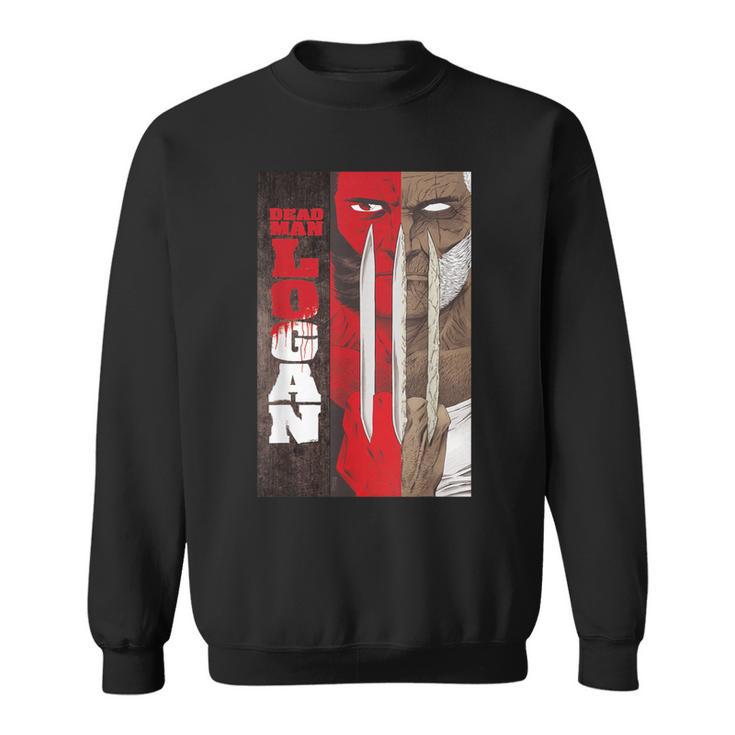 Marvel Dead Man Logan Comic Book Cover Sweatshirt