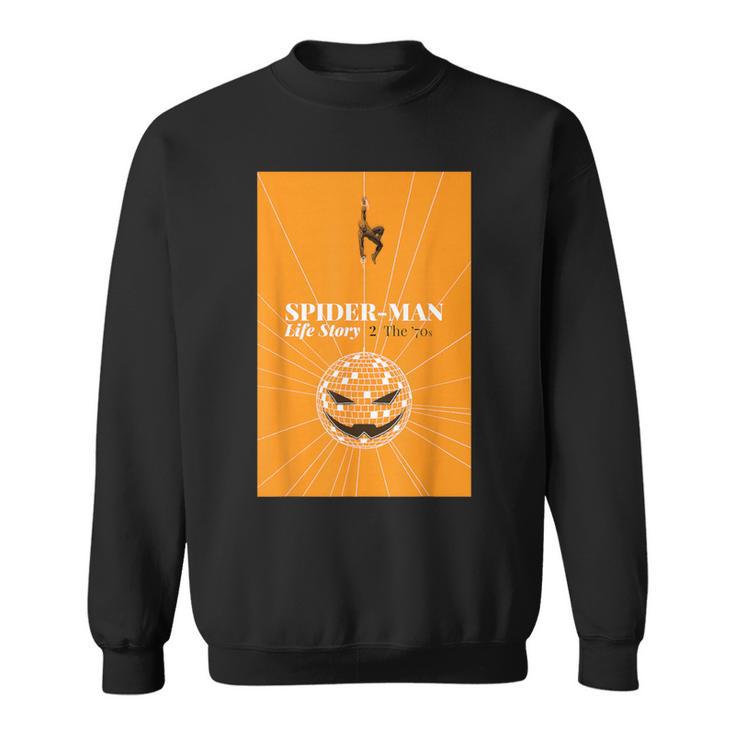 Marvel Spider-Man Life Story The 70's Comic Book Cover Sweatshirt