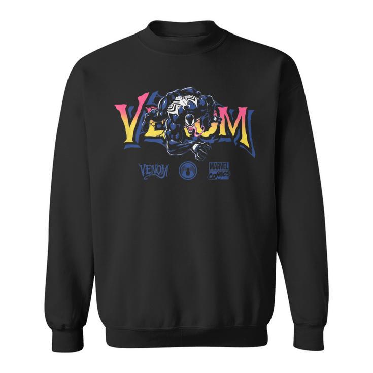 Marvel Spider-Man Venom Comic Book Awesome Logo Sweatshirt