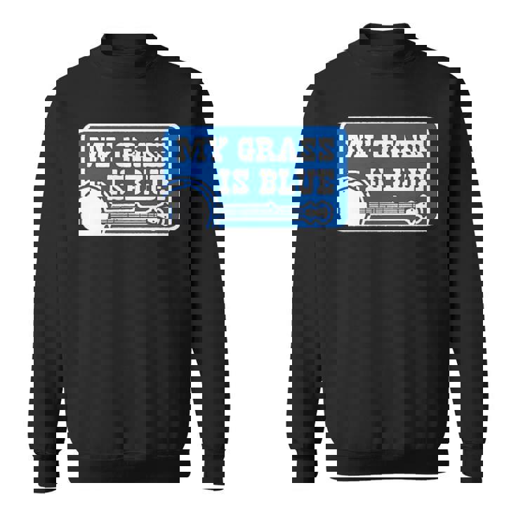 My Grass Is Blueintage Bluegrass スウェットシャツ