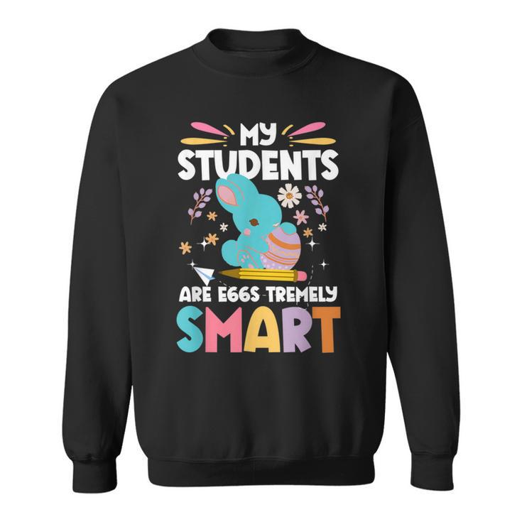 Mytudents Are Eggs Tremelymart イースターの日の先生 スウェットシャツ