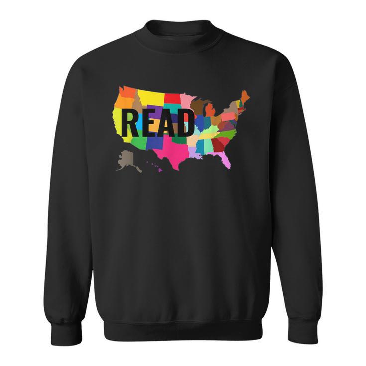 National Read America Shirt United States Read Books Sweatshirt