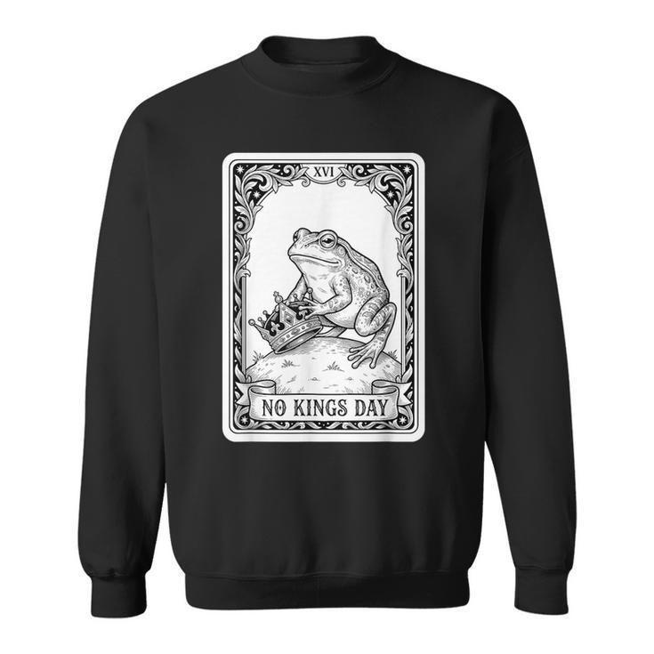 No Kings Day タロットカード カエル スウェットシャツ