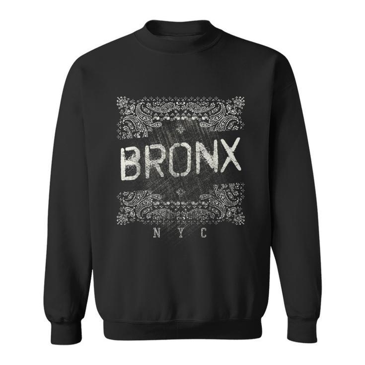 Nyc Bronx バンダナスタイル アンティーク調tシャツ スウェットシャツ
