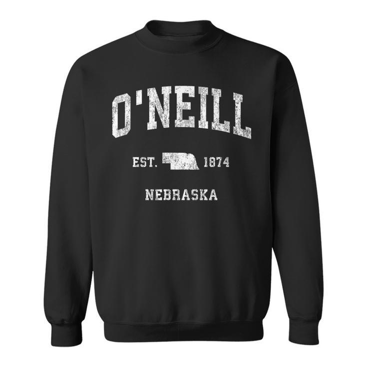 O'neill ネブラスカ Ne ビンテージ アスレチック スポーツデザイン スウェットシャツ