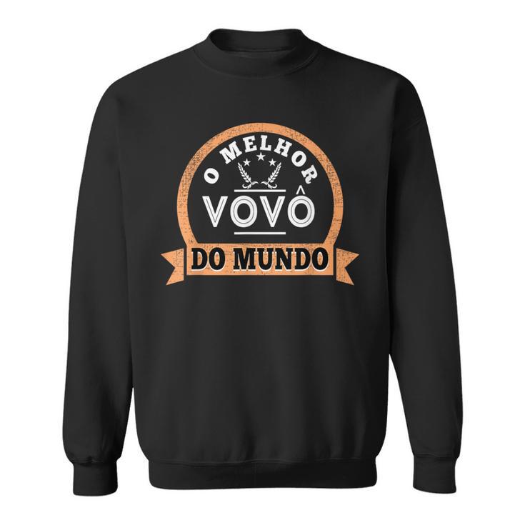 O Melhorovo Do Mundo ブラジリアン ポルトガル語 おじいちゃん スウェットシャツ