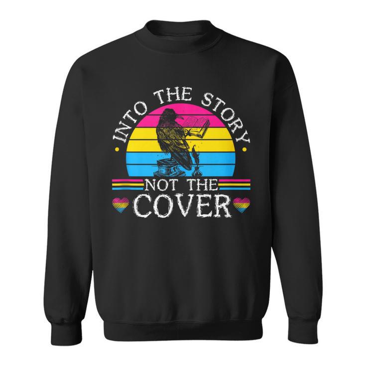 Pansexual Pride Genderqueer Book Pun Pansexuality Pan Pride Sweatshirt