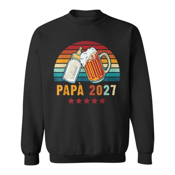 Papà 2027 Futuro Papà Giovane Papà Diventi Papà Felpa