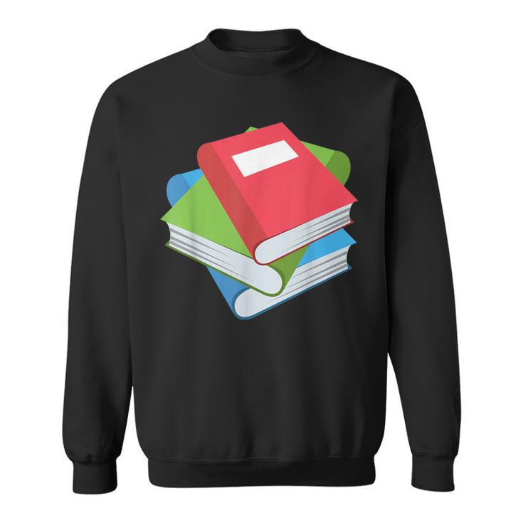 Pile Of Books Stack Of Books Costume Sweatshirt