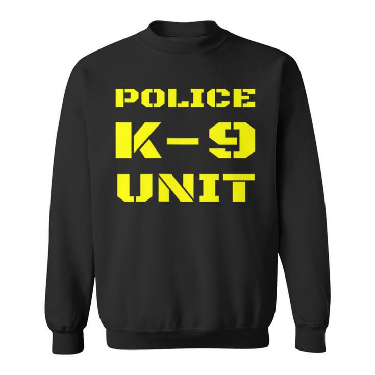 Police K-9ユニット ドッグハンドラー オンデューティー K9 チームオフィサー タクティカル スウェットシャツ