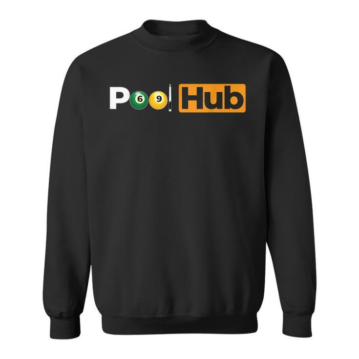 Pool Hub 8 Ball Billiard Game Pool Player Sweatshirt
