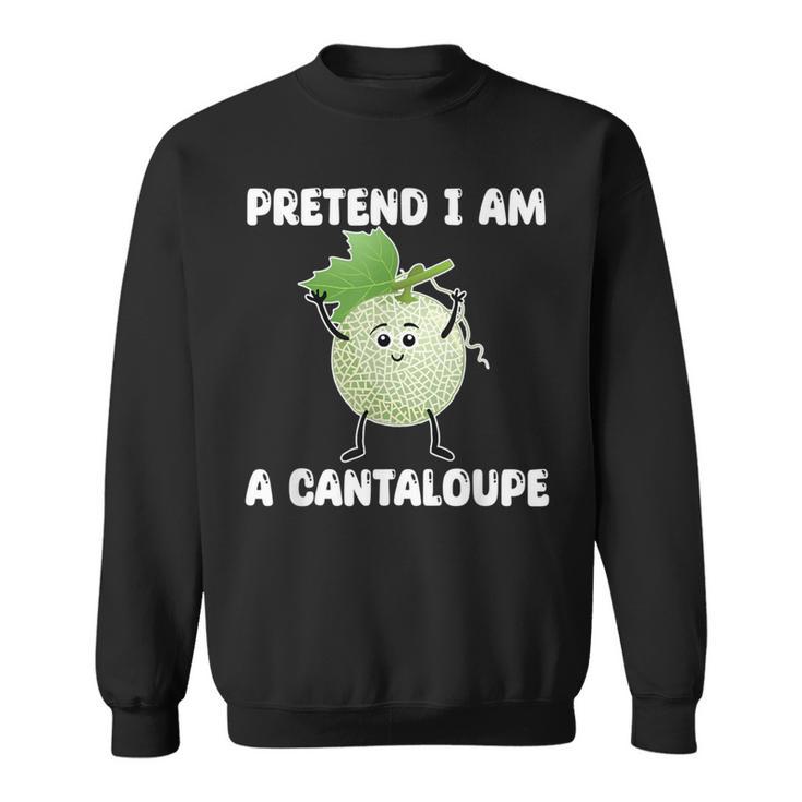 Pretend I Am A Cantaloupe メロン コスチューム マスクメロン スウェットシャツ