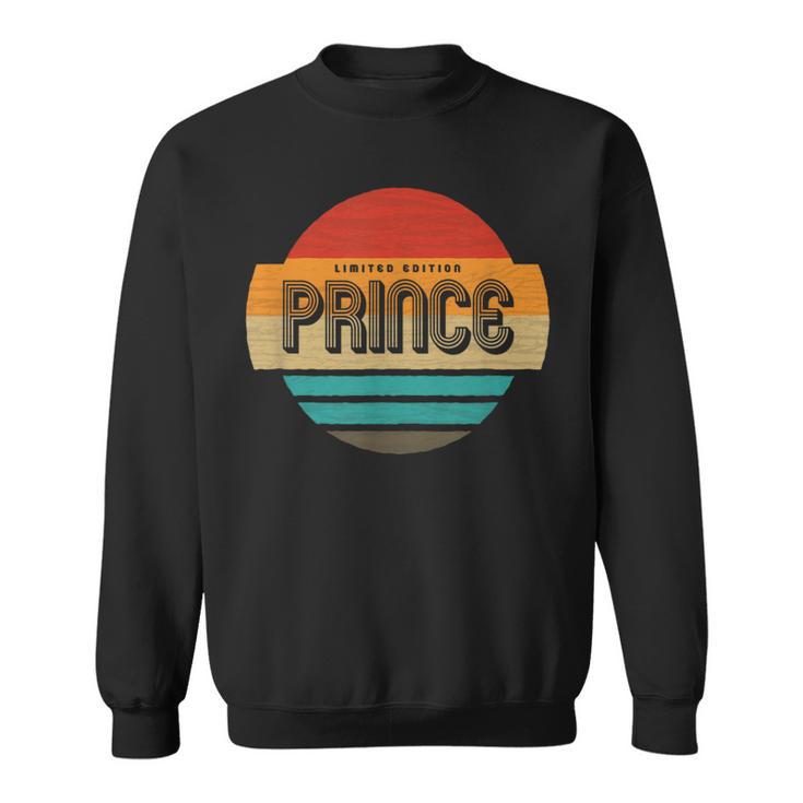 Prince 名称 レトロ・ヴィンテージ・サンセット 限定版 スウェットシャツ