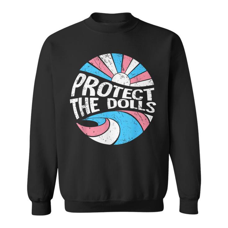 Protect The Dolls、トランスジェンダーlgbt、トランスジェンダーの権利 スウェットシャツ