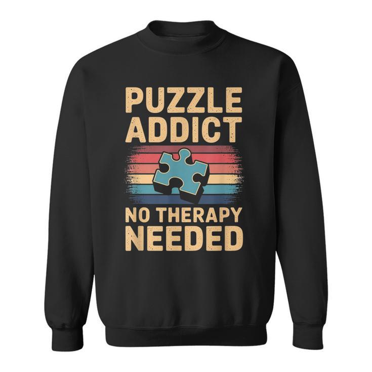 Puzzle Amusant Addict Sweater e