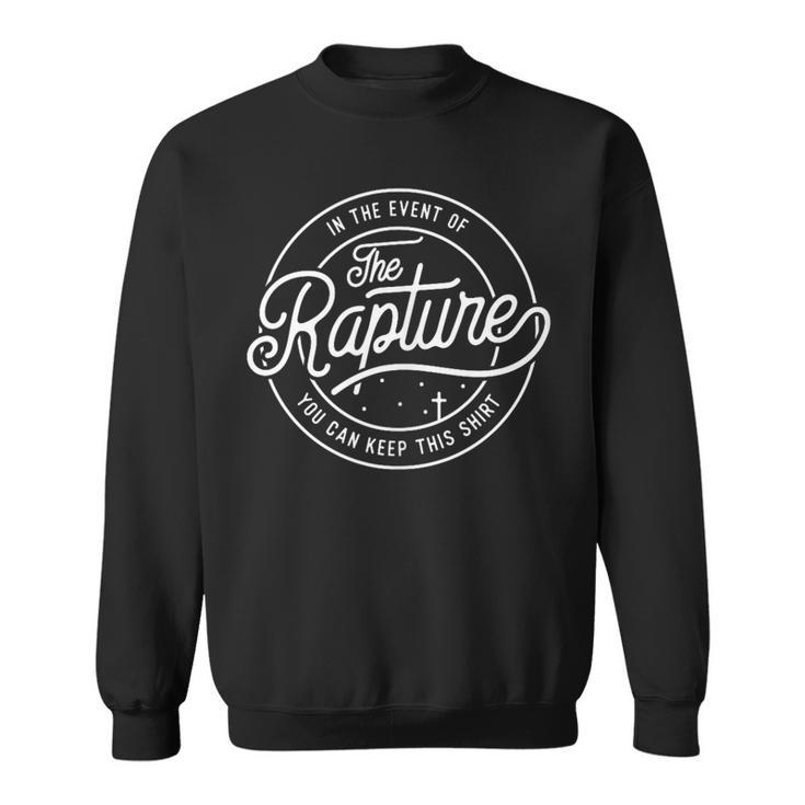 Rapture With Cross Bible Book Of Revelation For Christian Sweatshirt