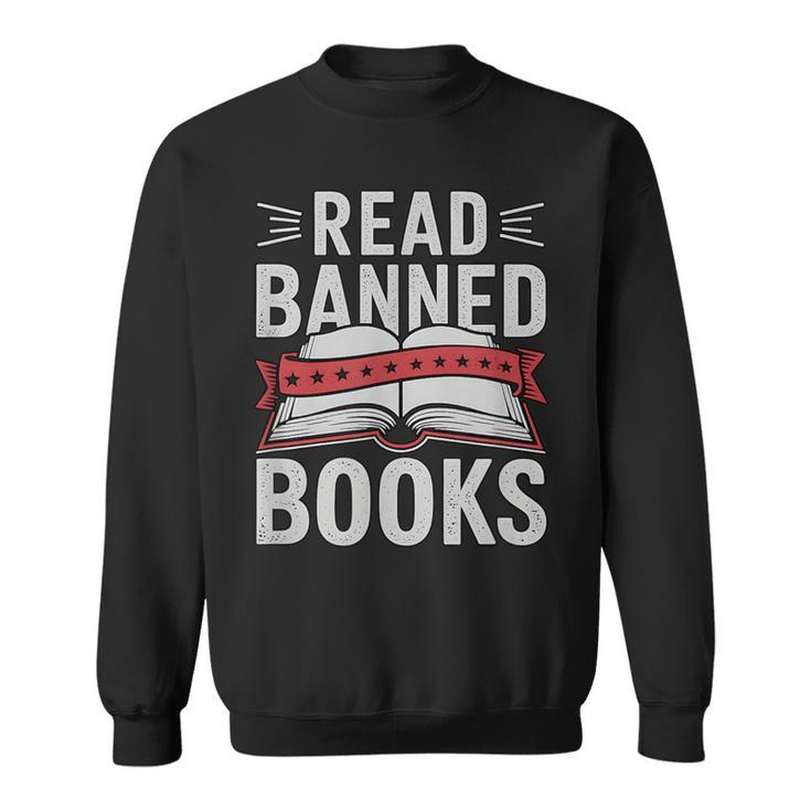 Read Banned Books Literary Rebel Style Sweatshirt