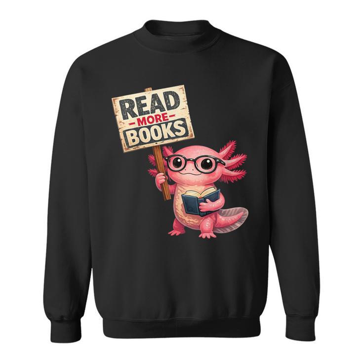 Read More Books Teacher Librarian Reading Women Men Sweatshirt