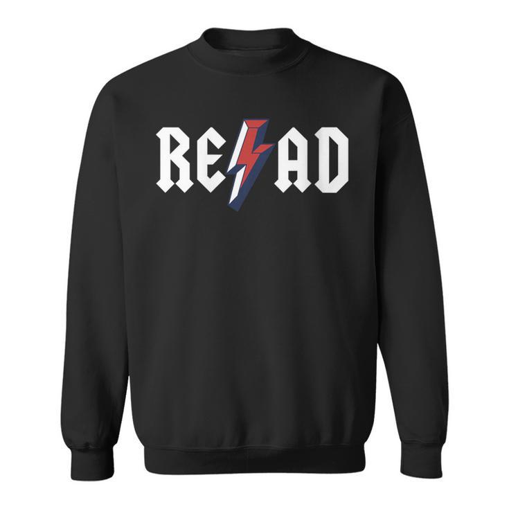 Read Rock N Roll Reading Rock Star Books Lover Sweatshirt