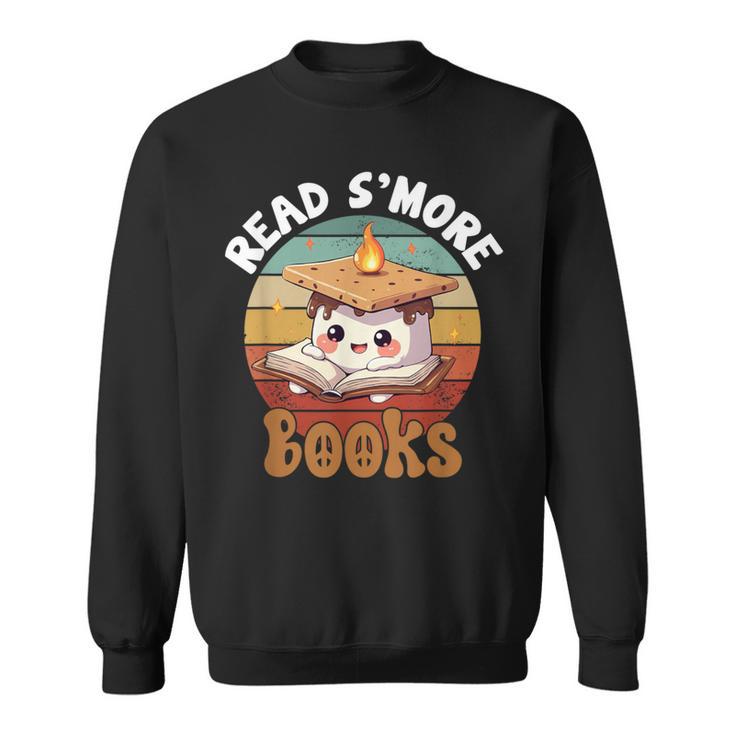 Read S'More Book Marshmallow Book Reading Lover Sweatshirt