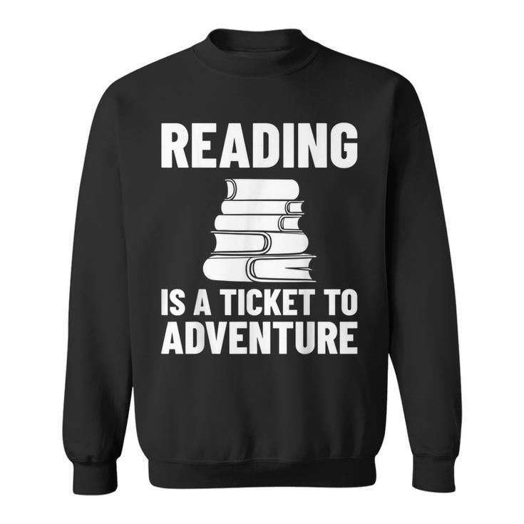 Reader Book Reading Bookworm Librarian Sweatshirt
