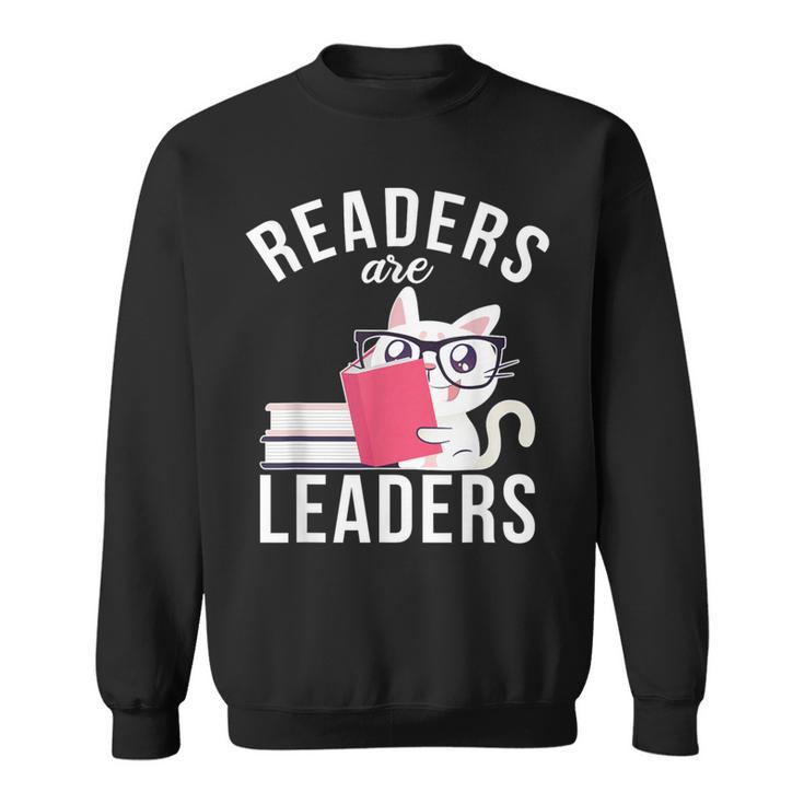 Readers Are Leaders Book Reading Sweatshirt Readers Are Leaders Book Reading Sweatshirt